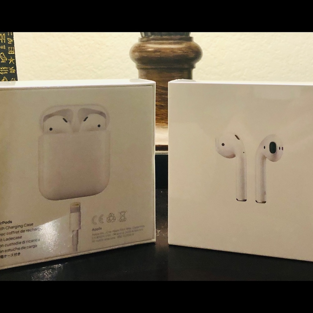 1 box Apple AirPods-2nd Generation- non wireless